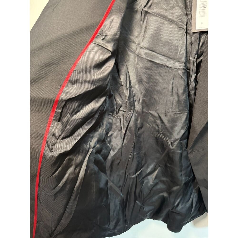 Banana Republic NWT Black Double Breasted Captain Blazer Military Preppy Chic - Picture 4 of 7